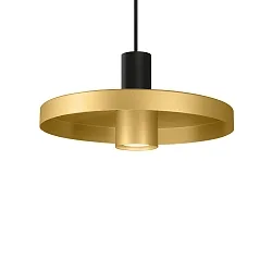 Luminaire à suspension ODREY CEILING SUSP 1.2 PAR16 GU10 IP20, or, noir mat 