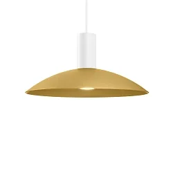 pendant luminaire ODREY CEILING SUSP 1.8 PAR16 GU10 IP20, gold, white matt 