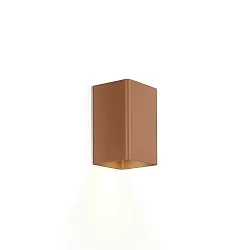 Luminaire mural DOCUS MINI 1.0 - PAR16 - UP OR DOWN haut, Bas, à 1 flamme, angulaire GU10 IP20, cuivre gradable