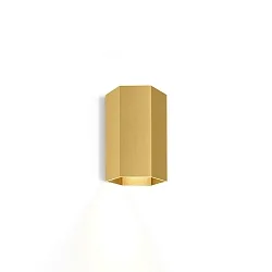 Luminaire mural HEXO MINI 1.0 - PAR16 à 1 flamme GU10 IP20, or gradable