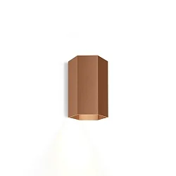 Luminaire mural HEXO MINI 1.0 - PAR16 à 1 flamme GU10 IP20, cuivre gradable
