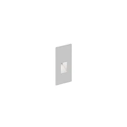 Luminaire d'encastrement mural  STRIPE WALL REC 0.4 IP20, aluminium brossé 