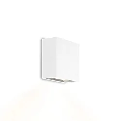 Luminaire mural CENTRAL 1.0 - UP OR DOWN à 1 flamme, plat IP20, mat, blanc trafic gradable