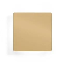 wall luminaire MILES WALL SURF 2.0 CARRÉ IP20, champagner dimmable