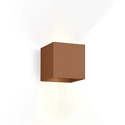 Luminaire mural BOX 1.0 haut bas G9 IP20, cuivre gradable