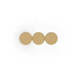 wall luminaire DOT WALL SURF 3.0 IP20, champagner dimmable