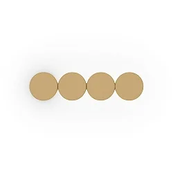 wall luminaire DOT WALL SURF 4.0 IP20, champagner dimmable