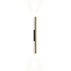 wall luminaire TRACE SLIM WALL SURF 1.0 IP20, champagner, black matt dimmable