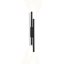 wall luminaire TRACE SLIM WALL SURF 2.0 IP20, black matt dimmable
