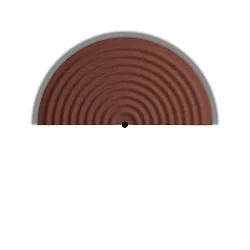 Élément décoratif TAPIS SOFT WALL SURF 2.1, rouge