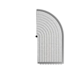 Élément décoratif TAPIS SOFT WALL SURF 3.1, gris