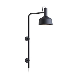 Luminaire mural ROOMOR WALL 4.2 - PAR16 / SHADE Ø 25CM langue, avec bras articulé, avec boîte de connexion