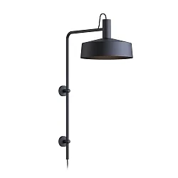Luminaire mural ROOMOR WALL 4.3 - PAR16 / SHADE Ø 40CM langue, avec bras articulé, avec boîte de connexion