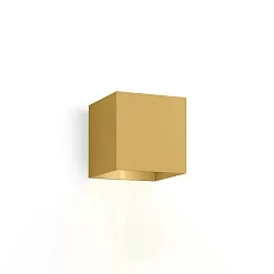 wall luminaire BOX WALL SURF 1.0 IP20, gold dimmable