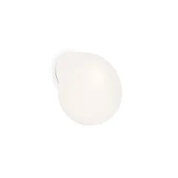 Luminaire de miroir DRO 2.0 - 17.5CM E14 IP44, blanc opale, blanc mat gradable
