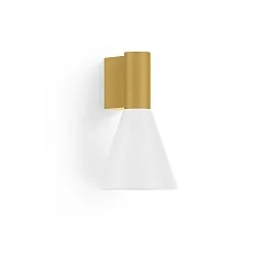 wall luminaire ODREY WALL SURF 1.4 PAR16 GU10 IP20, gold, white matt 