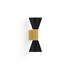 wall luminaire ODREY WALL SURF 2.3 PAR16 GU10 IP20, gold, black matt 