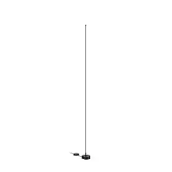 Lampadaire FINLIN 1.0 réglable, avec diffuseur, avec variateur à cordon IP20, noir mat gradable