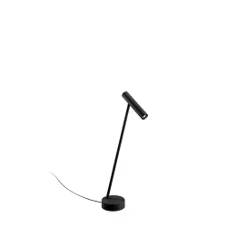 Lampe de table MATCH TABLE avec interrupteur, avec fonction de charge USB IP20, noir mat gradable