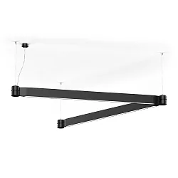 Luminaire à suspension ELLO SYSTEM 1.0 IP20, noir mat gradable