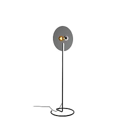 Lampe de table MIRRO TABLE 2.0 médium, avec variateur à cordon E27 IP20, chrome, noir gradable