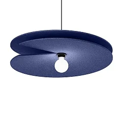 Luminaire à suspension SPIRRA SOFT 2.0 E27 IP20, bleu indigo