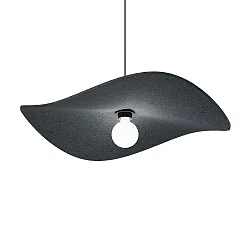 Luminaire à suspension WAVE SOFT 1.0 E27 IP20, anthrazit