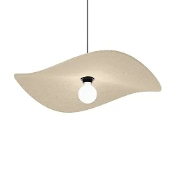 Luminaire à suspension WAVE SOFT 1.0 E27 IP20, calcaire
