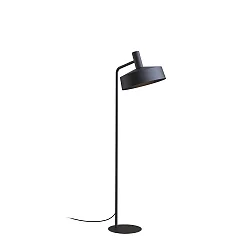 Floor lamp ROOMOR 1.0 PAR16, GU10, deep black, with cord switch, with shade 3.0