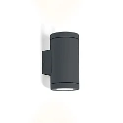 Luminaire mural d'extérieur TUBE WALL 2.0 PAR16 haut / bas, cylindrique GU10 IP65, anthrazit