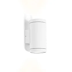 Luminaire mural d'extérieur TUBE WALL 2.0 LED PHASE haut / bas, bilatéral IP65, blanche gradable