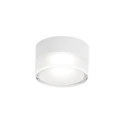 Luminaire de plafond BLAS 1.0 rond, version pour montage en surface IP65, mat, blanc trafic gradable