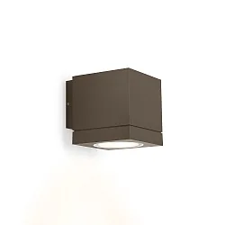 Luminaire mural d'extérieur TUBE CARRÉ WALL 1.0 PAR16 unilatéral GU10 IP65, bronze