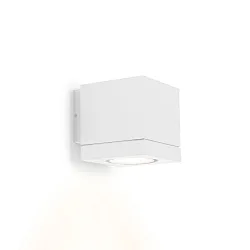 Luminaire mural d'extérieur TUBE CARRÉ WALL 1.0 LED PHASE unilatéral IP65, blanche gradable