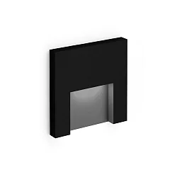 Eclairage d'extérieur encastré RETO OUTDOOR WALL REC 1.3 IP65, noir mat 