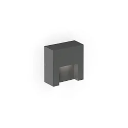 Luminaire mural d’extérieur RETO WALL SURFACE OUTDOOR 0.8 angulaire IP65, anthrazit gradable