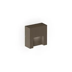 Luminaire mural d’extérieur RETO WALL SURFACE OUTDOOR 0.8 angulaire IP65, bronze gradable