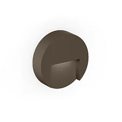 Luminaire mural d’extérieur RETO ROUND WALL SURFACE OUTDOOR 1.3 rond IP65, bronze gradable