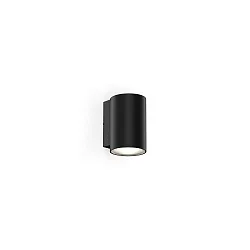 Luminaire mural d’extérieur TRAM WALL 1.0 1 voie, cylindrique, dimmable IP65, noir mat gradable
