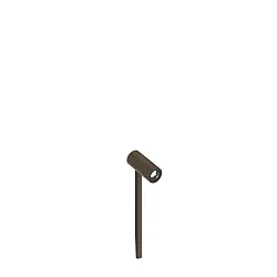 gorund spike luminaire GEO 1.0 - 24V PLUG&PLAY with plug, on/off, Plug&Play IP65, bronze 
