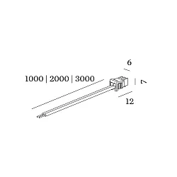 Câblage traversant LED MODULE, noir