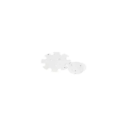 Rosace de plafond pour SHIEK / BOX / DOCUS (...) 3 fois, rond, sans abat-jour, version pour montage en surface, blanc éclatant