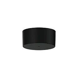 Rosace de plafond 1 voie, noir