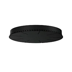 Rosace de plafond 6 fois, noir