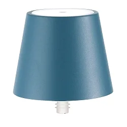 Lampe rechargeable POLDINA STOPPER IP54, bleu gradable