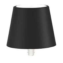 Lampe rechargeable POLDINA STOPPER IP54, noir mat gradable