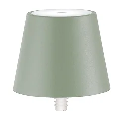 Lampe rechargeable POLDINA STOPPER IP54, vert sauge gradable