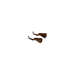 Support mural PENCIL MODULO LUCE lot de 2, corten