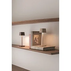 Lampe de table à accu OFELIA MICRO IP65, mat, couleur sable gradable