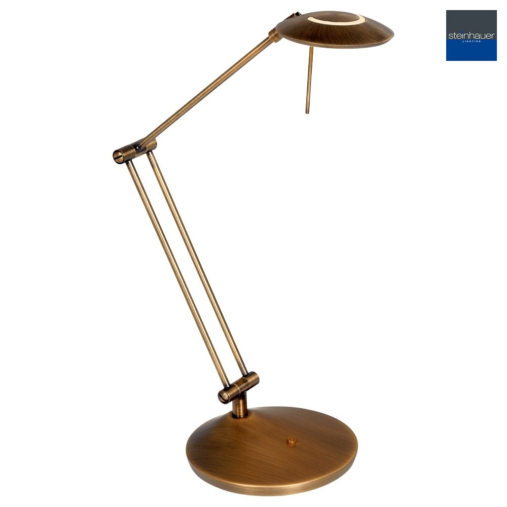 Wonderbaarlijk slang Treinstation Steinhauer Table lamp ZODIAC LED, 1 flame, bronze - Steinhauer